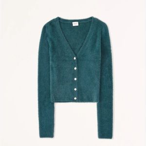 Eyelash slim cardigan